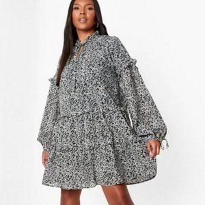 Floral Smock Dress